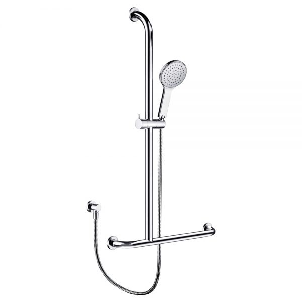 LUCIANA CARE Inverted T Rail Shower, Left-Hand 444113LH