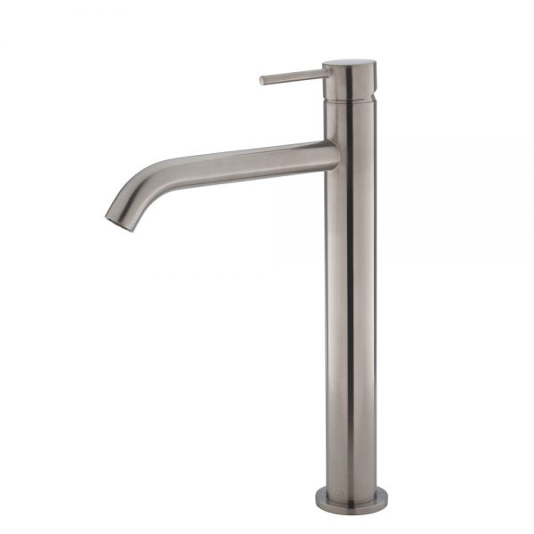 Fienza Kaya Tall Basin Mixer, Brushed Nickel 228107BN