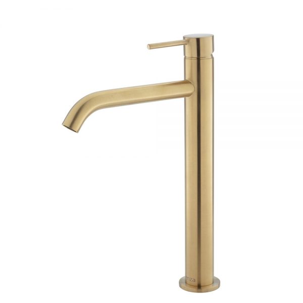 Fienza Kaya Tall Basin Mixer, Urban Brass 228107UB