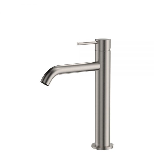 Fienza Kaya Medium Basin Mixer, Brushed Nickel 228110BN