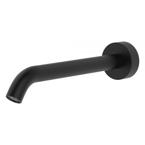 Fienza Kaya Basin/Bath Outlet, 220mm, Matte Black 228116B