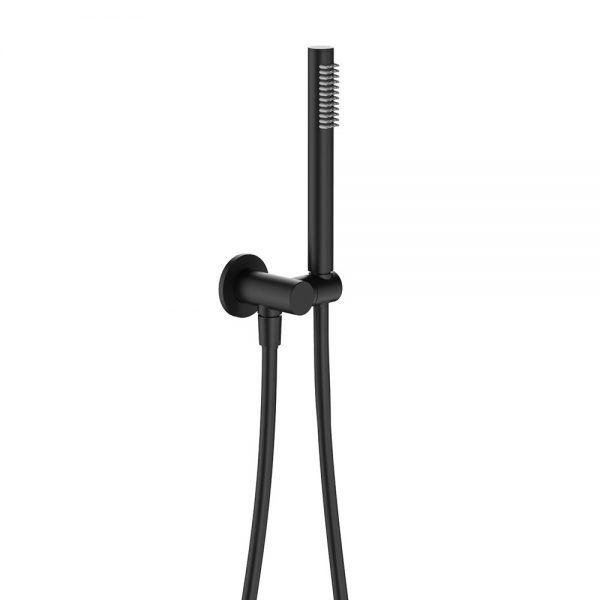 Fienza Hustle Hand Shower, Round Plate, Matte Black 433203B