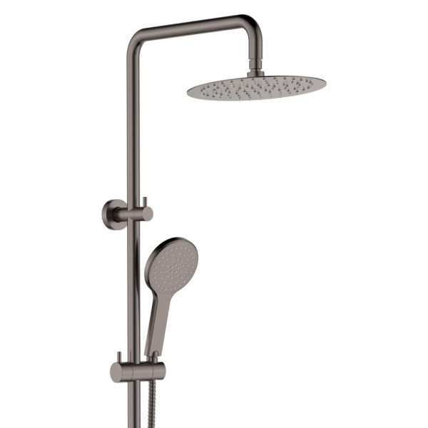 Fienza Kaya Twin Shower, Gun Metal 455109GM