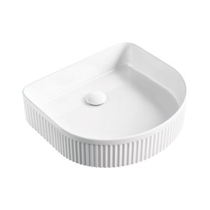 Fienza Eleanor Arch Above Counter Fluted Basin RB463