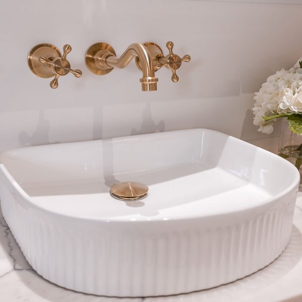 Fienza Eleanor Arch Above Counter Fluted Basin