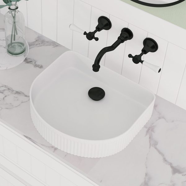 Fienza Eleanor Arch Above Counter Fluted Basin