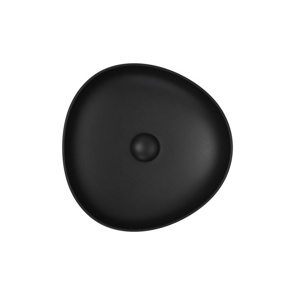 Fienza Pebble Small Above Counter Basin, Matte Black