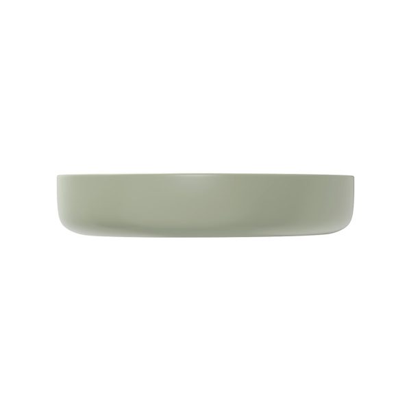 Fienza Pebble Medium Above Counter Basin, Matte Olive