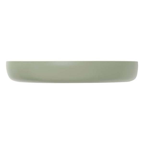 Fienza Pebble Large Above Counter Basin, Matte Olive