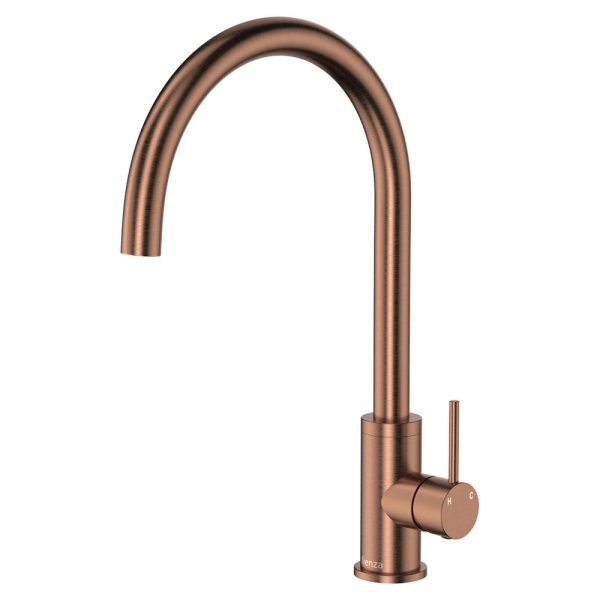 Fienza Kaya Sink Mixer, Brushed Copper 228105CO