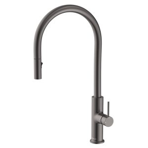 Fienza Kaya Pull-Out Sink Mixer, Gun Metal 228108GM