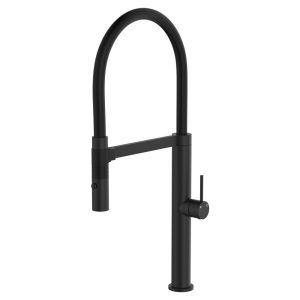 Fienza Kaya Pull Down Sink Mixer, Matte Black 228109B