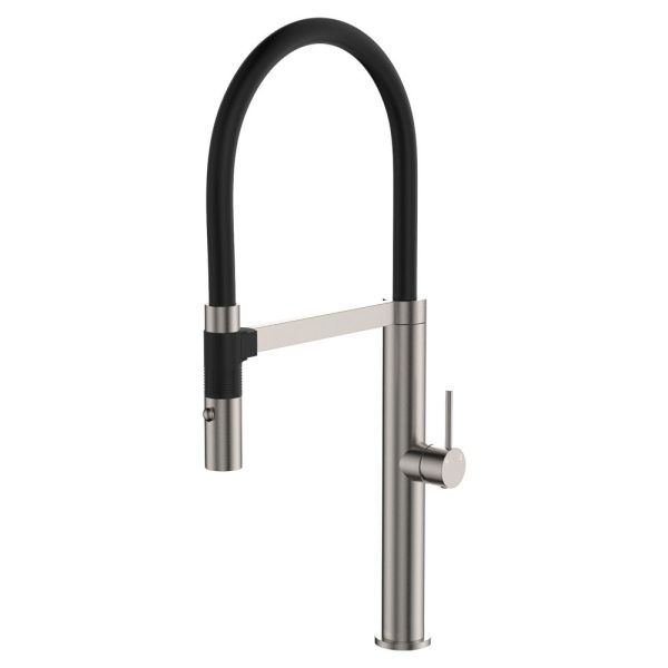 Fienza Kaya Pull Down Sink Mixer, Brushed Nickel 228109BN