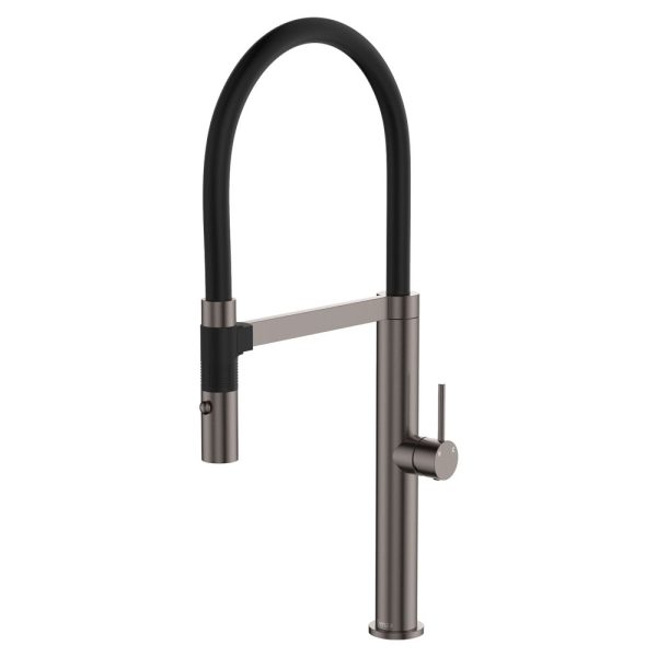 Fienza Kaya Pull Down Sink Mixer, Gun Metal 228109GM