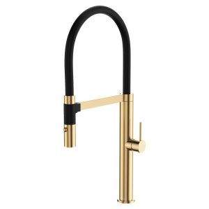 Fienza Kaya Pull Down Sink Mixer, Urban Brass 228109UB