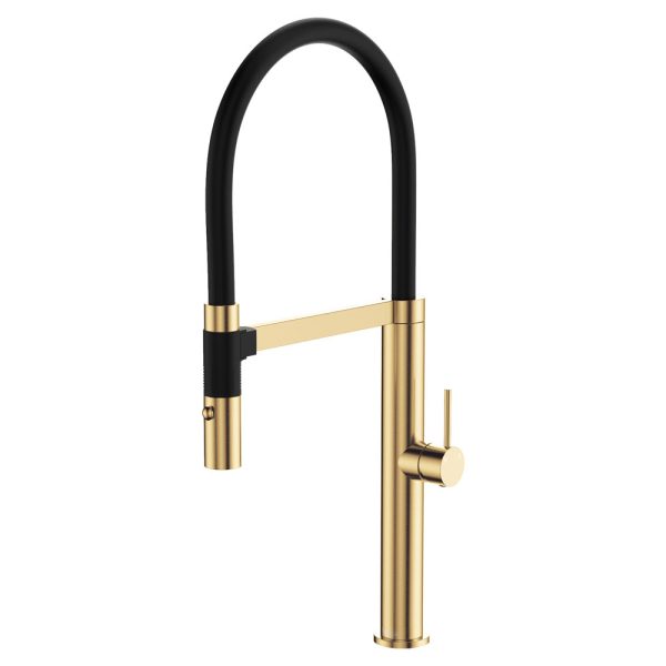 Fienza Kaya Pull Down Sink Mixer, Urban Brass 228109UB