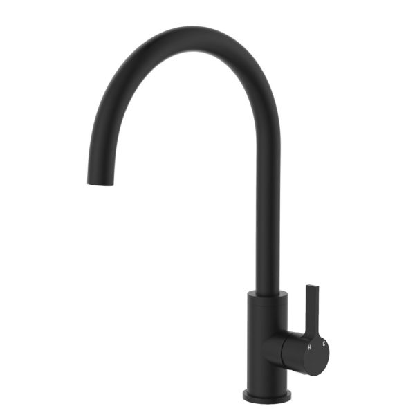 Fienza Sansa Sink Mixer, Matte Black 229105B