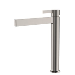 Fienza Sansa Tall Basin Mixer, Brushed Nickel 229107BN