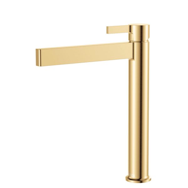 Fienza Sansa Tall Basin Mixer, Urban Brass 229107UB