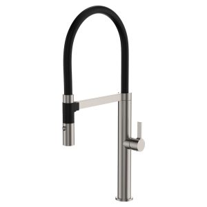 Fienza Sansa Pull Down Sink Mixer, Brushed Nickel 229109BN