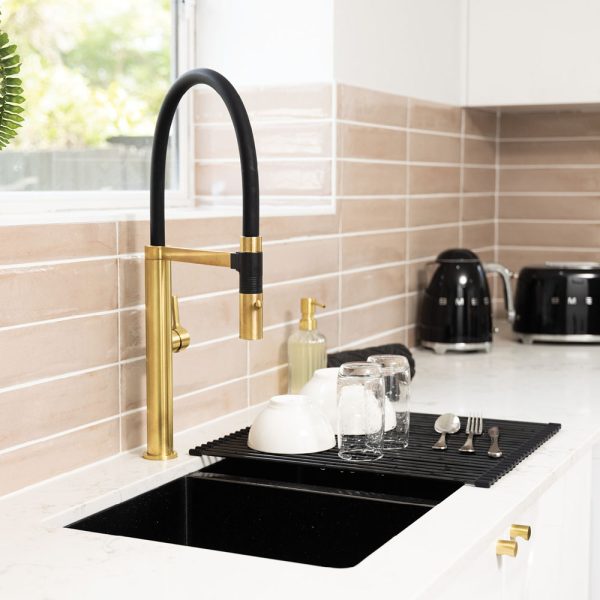 Fienza Sansa Pull Down Sink Mixer, Urban Brass 229109UB