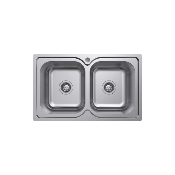 Fienza Tiva 780 Double Kitchen Sink 68108-1