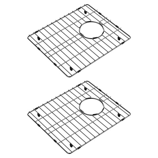 Fienza Hana 27L/27L Double Kitchen Sink Kit, PVD Carbon Metal 68403CM-KIT