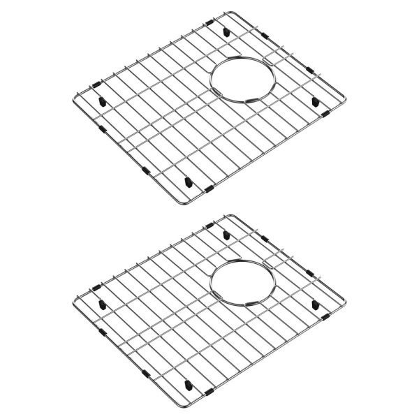 Fienza Hana 27L/27L Double Kitchen Sink Kit, Stainless Steel 68403-KIT