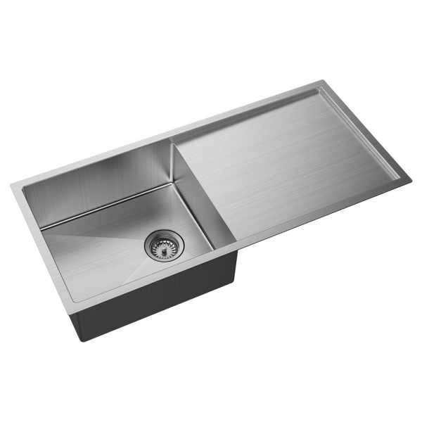 Fienza Hana 36L Single Kitchen Sink with Drainer 68404