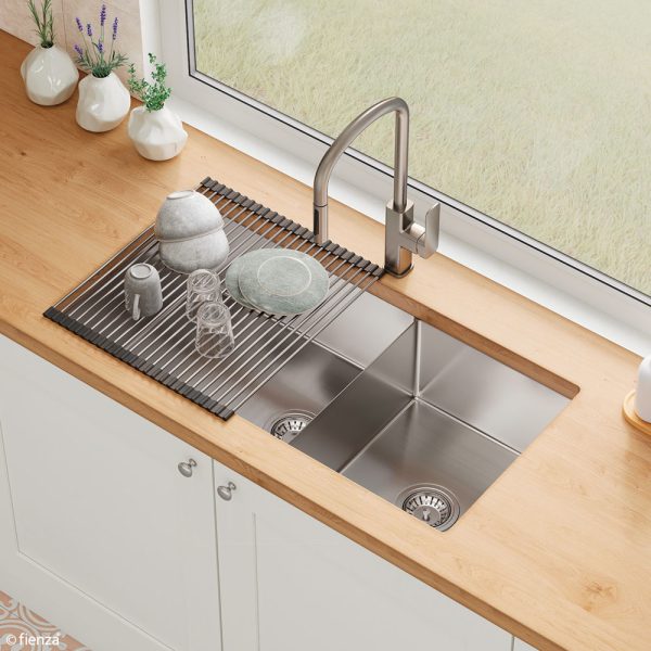 Fienza Hana 40L/27L Double Kitchen Sink 68406