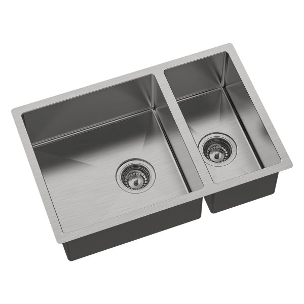 Fienza Hana 30L/15L Double Kitchen Sink Kit 68407-KIT