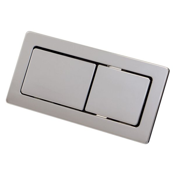 Fienza Rectangular Chrome Flush Buttons 200754