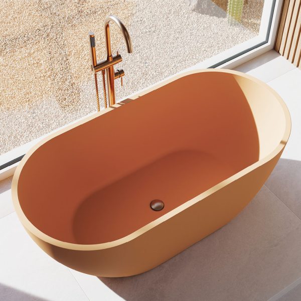 Fienza Jada Concrete Bath, Tuscan FC12TU