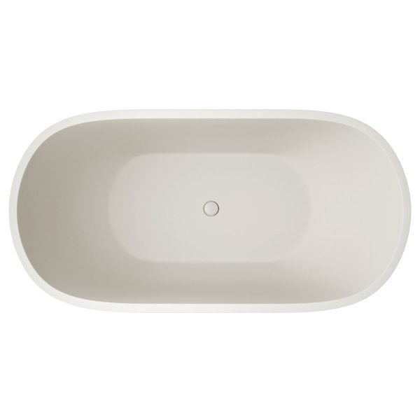 Fienza Jada Concrete Bath, Warm White FC12W