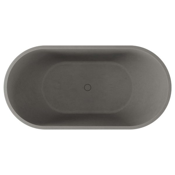 Fienza Jada Concrete Bath, Warm Grey FC12