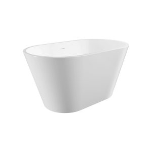 Fienza Austin Freestanding Acrylic Bath with Overflow, 1200mm FR71-1200-OF