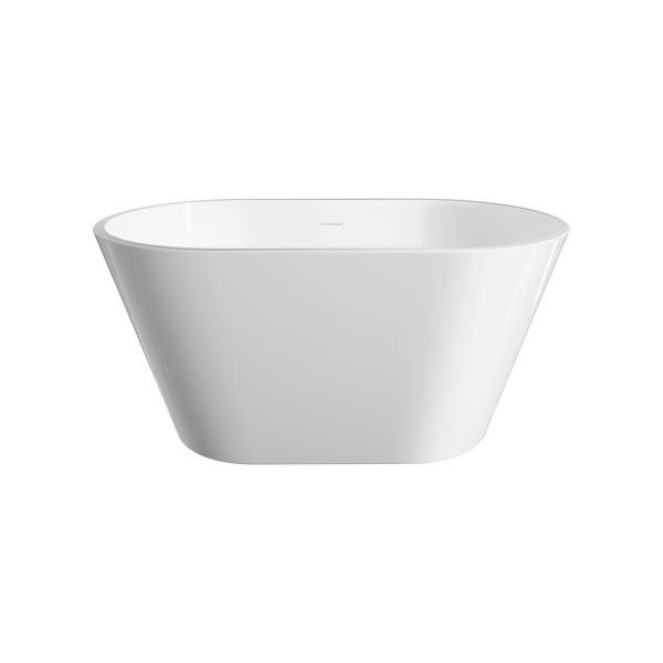 Fienza Austin Freestanding Acrylic Bath with Overflow, 1200mm FR71-1200-OF