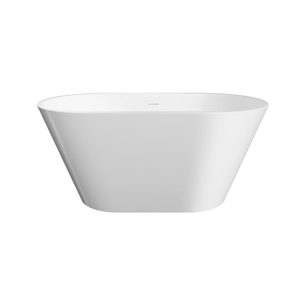 Fienza Austin Freestanding Acrylic Bath with Overflow, 1300mm FR71-1300-OF