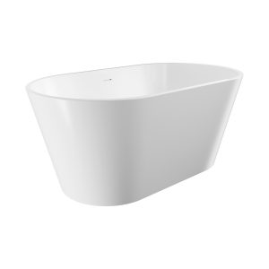 Fienza Austin Freestanding Acrylic Bath with Overflow, 1400mm FR71-1400-OF