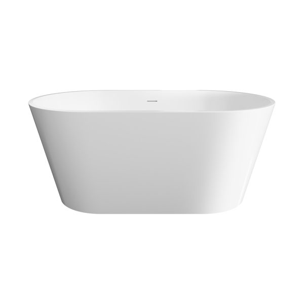 Fienza Austin Freestanding Acrylic Bath with Overflow, 1400mm FR71-1400-OF