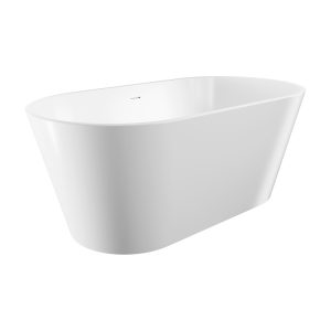 Fienza Austin Freestanding Acrylic Bath with Overflow, 1500mm FR71-1500-OF