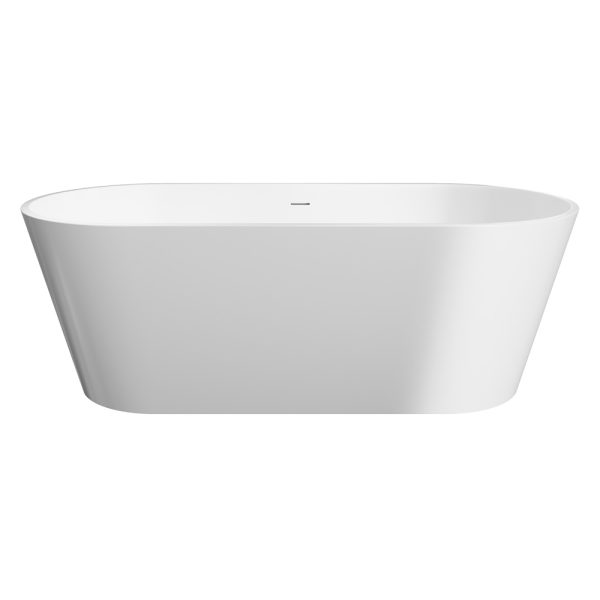 Fienza Austin Freestanding Acrylic Bath with Overflow, 1700mm FR71-1700-OF