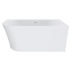 Fienza Chloe Left-Hand Acrylic Corner Bath with Overflow, 1400mm FR75-1400L-OF