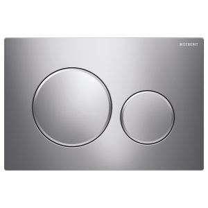 Geberit Sigma 20 Round Button Flush Plate, Chrome SIG20-C