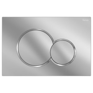 Fienza Sigma Round Button Flush Plate, Chrome SIG41-C