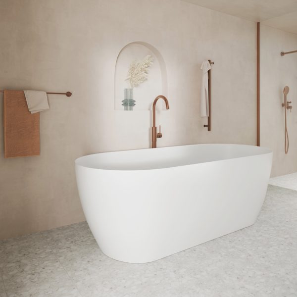 Fienza Kaya Solid Surface Bath, 1700mm SS350-1700