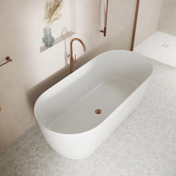 Fienza Kaya Solid Surface Bath, 1700mm SS350-1700