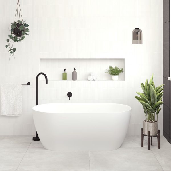 Fienza Kaya Solid Surface Bath, 1500mm SS350