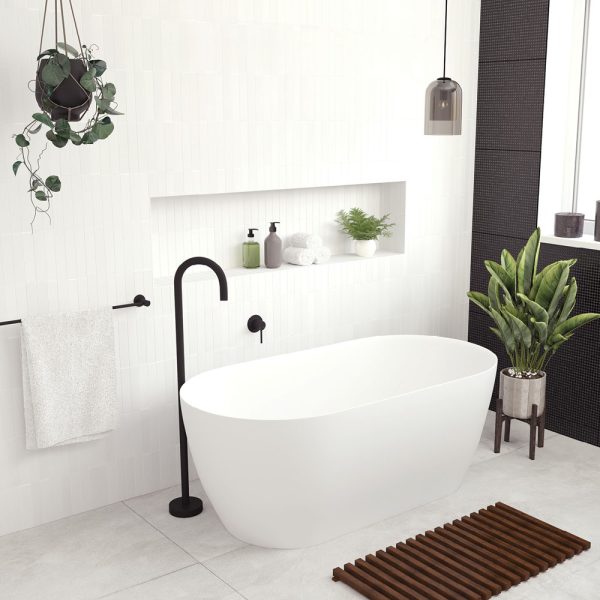 Fienza Kaya Solid Surface Bath, 1500mm SS350