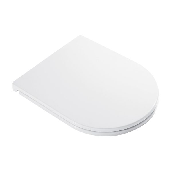 Fienza Koko Slim Toilet Seat, Gloss White UF5018